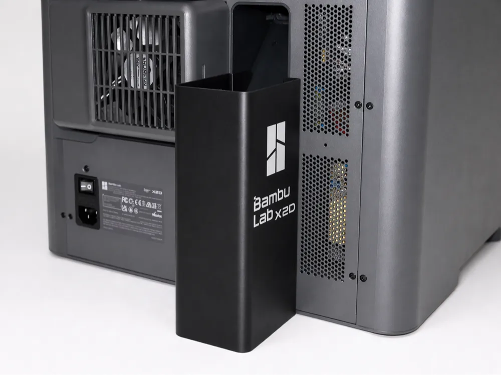 X2D / P2S Poop Chute – Magnetic Mount - Free 3D Print Model