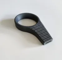 for right-handed; 0.2mm layer, 4 walls, 30% infill