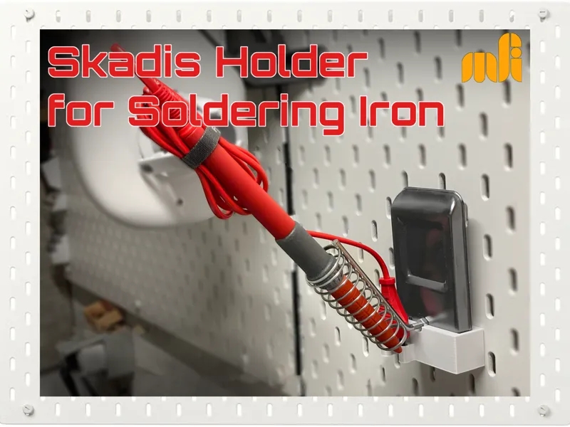 Soldering Iron + Stand Holder for Ikea Skadis