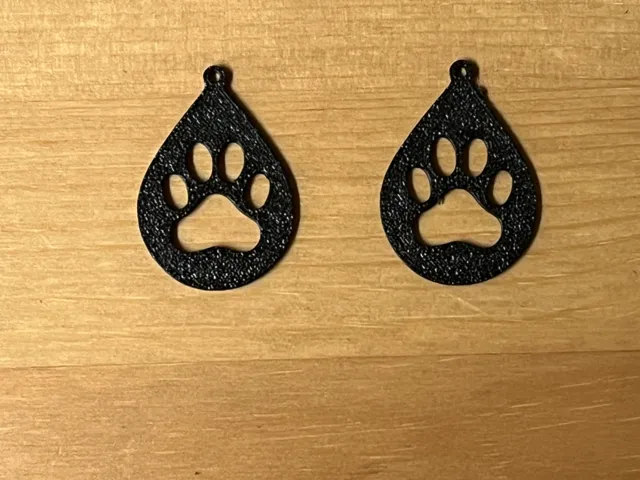 paw earrings