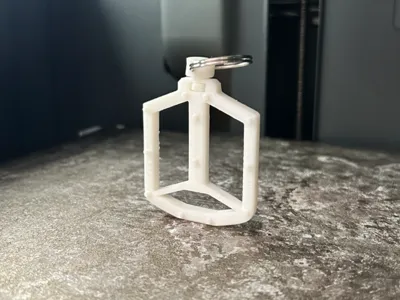 Spinning Pedal Keychain