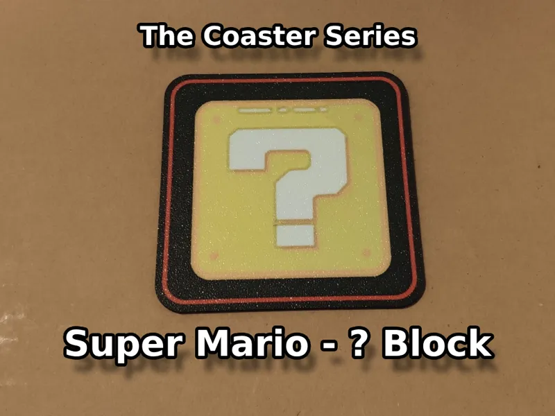 Untersetzer-Serie: Super Mario - ? Block