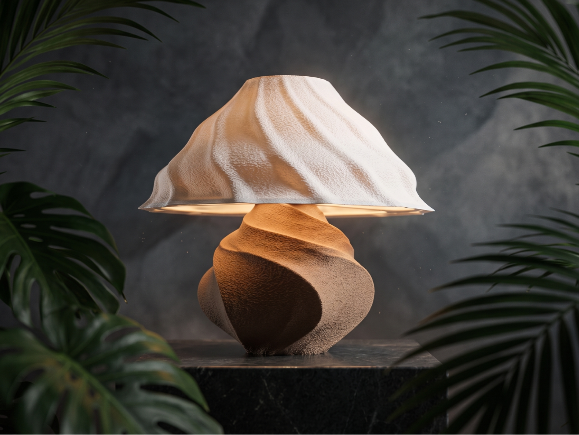 Sandveil Lamp - Organic Ambient Table Lamp