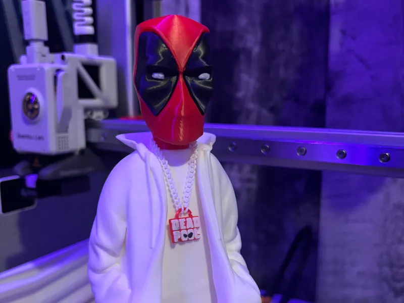 DeadPool Fan Art Head for urban bugs bunny model