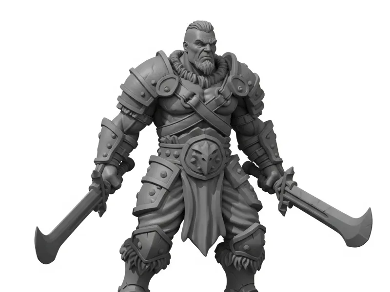 DND Fighter figure