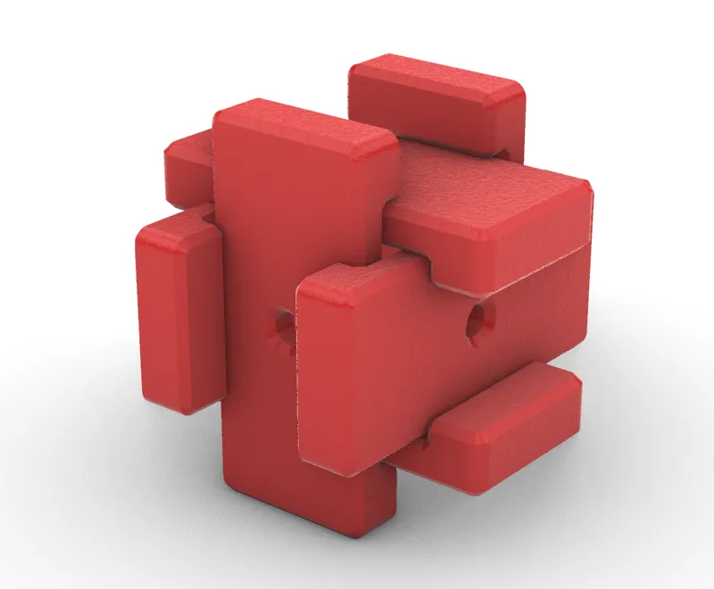 Burr Puzzle Brain Teaser (Burr Series V5)