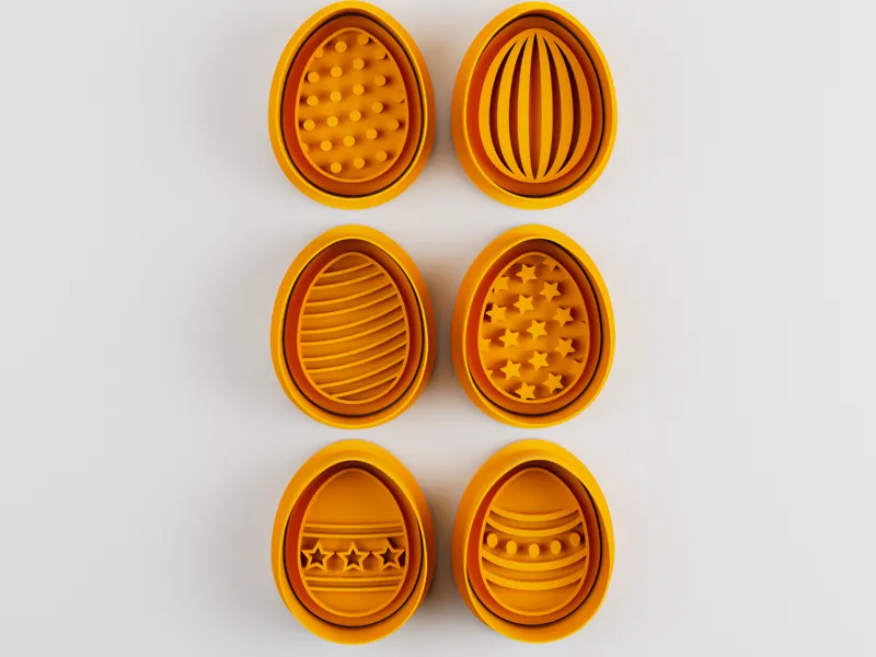 Easter Eggs Cookies Cutter