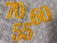 Chiffres décoratifs pour anniversaire — photo 3