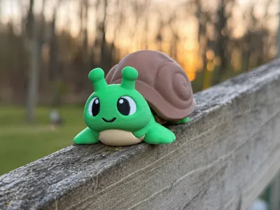 Sniblit the Flexi Snail - with Detachable Shell!