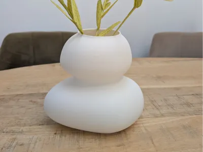 Elegant Organic Design Vase for Dried Flowers
