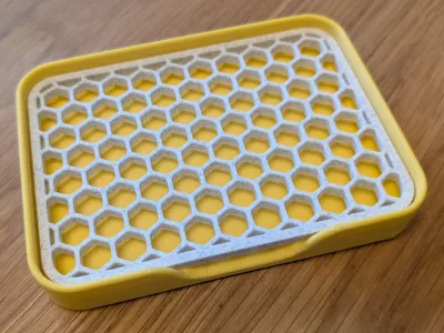 The Hex Drain Dish: Two-Piece Sink Drainage