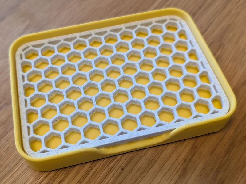 The Hex Drain Dish: Two-Piece Sink Drainage