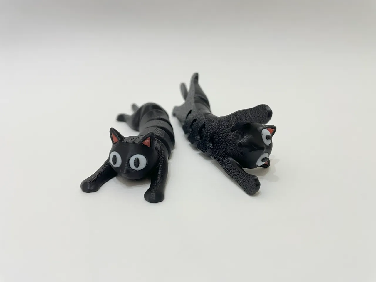 Articulated Black Cat - doll / keychain view 3
