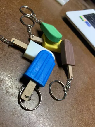 Ice Cream / popsicle KeyRing