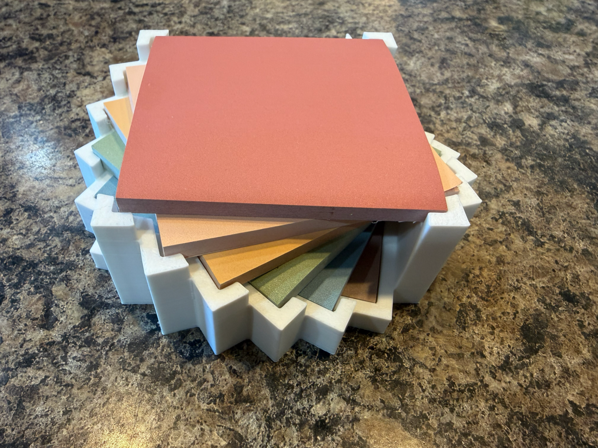 Post-It Note Holder - 6 pads - rotated