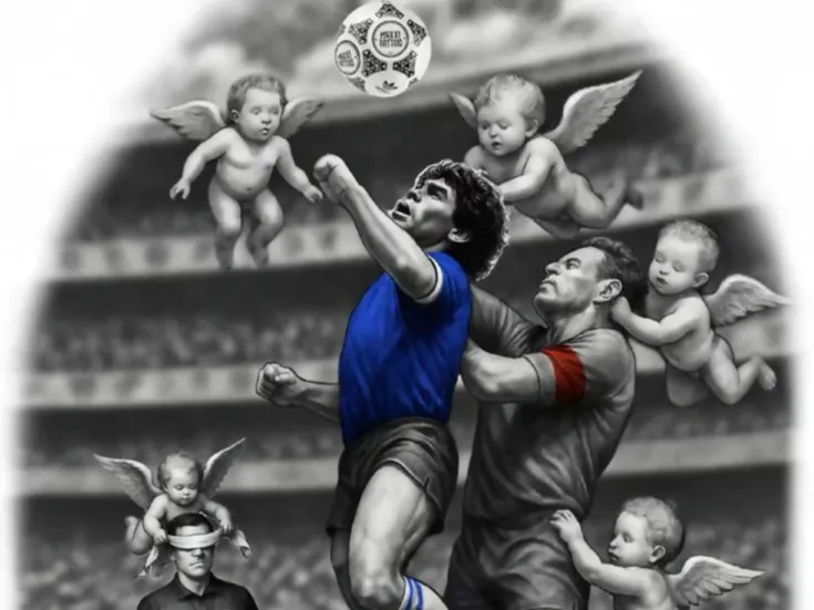 Maradona - La mano de Dios - Gods Hand Goal Gol