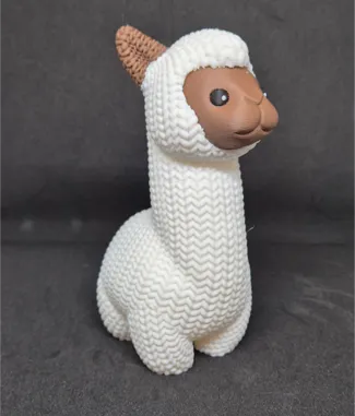 Alpaca Coloured Knitted