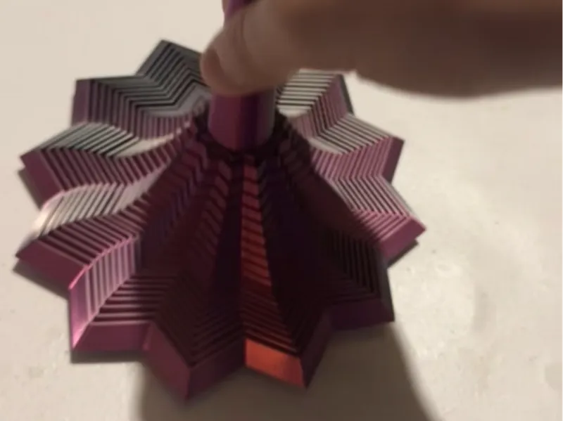 expanding hexagon fidget toy