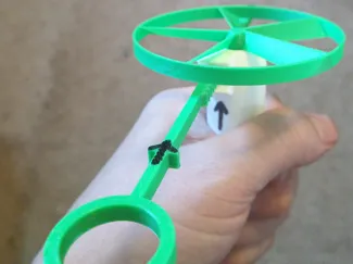 Enhanced propeller toy