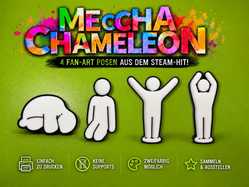 Meccha Chameleon – Hidden Pose Collection |Fan Art
