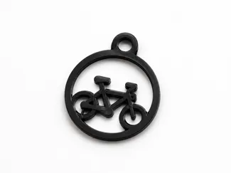 keychain with a bicycle