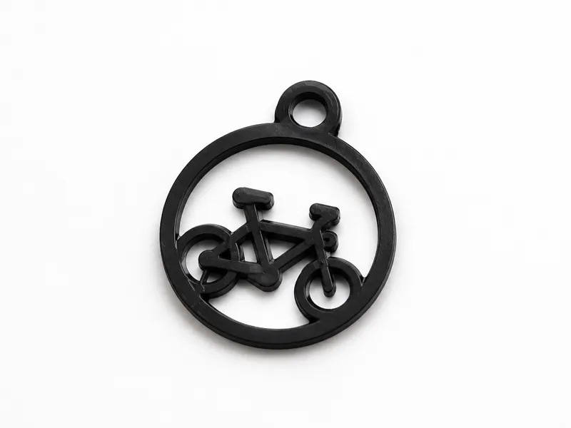 keychain with a bicycle