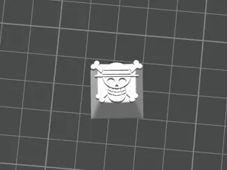 One Piece straw hat key cap