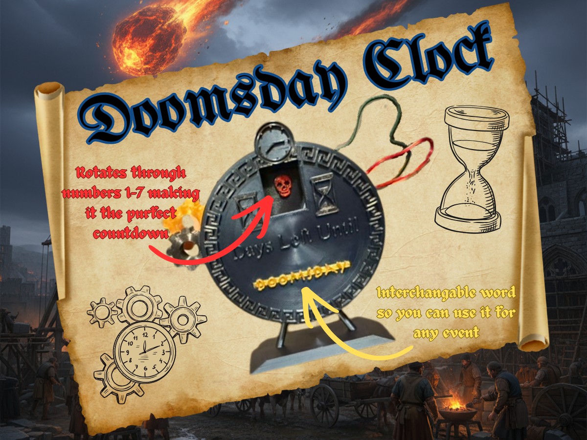 Doomsday Themed Countdown Clock