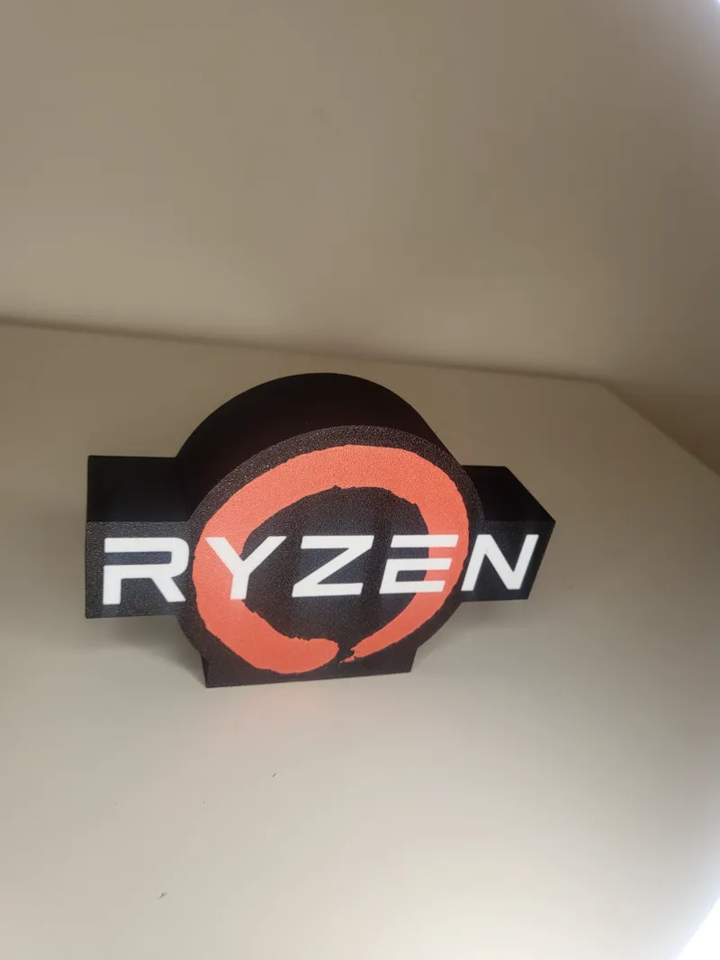 Light Box - AMD Ryzen logo