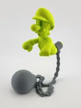Фигурка Luigi Mansion Ghost с ефект на плаване и верига