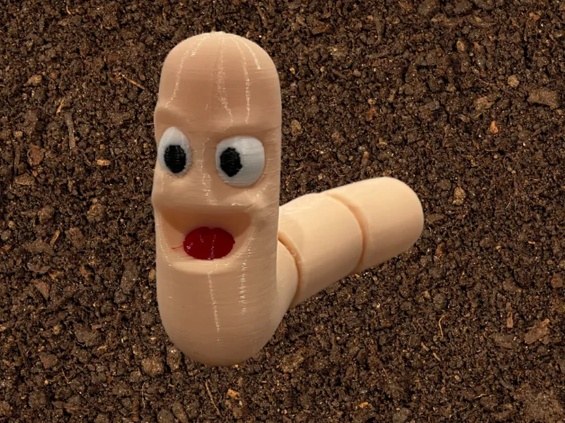 Articulated Worm Toy