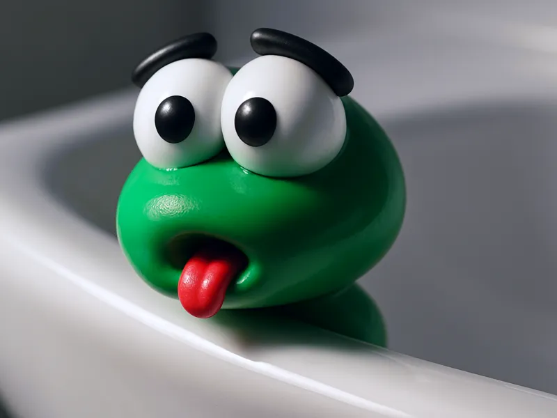 Cartoon Snake Fridge Magnet
