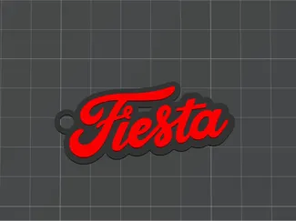 Ford Fiesta Keychain