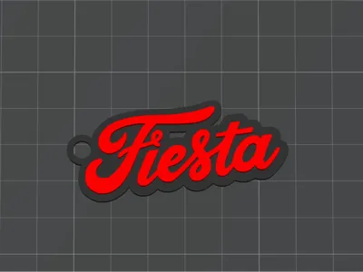 Ford Fiesta Keychain