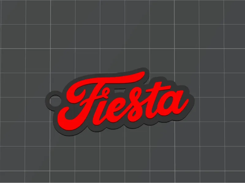Ford Fiesta Keychain