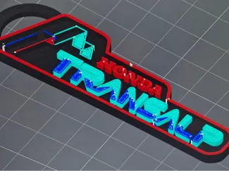 Transalp Keychain Colour for AMS A1 Mini