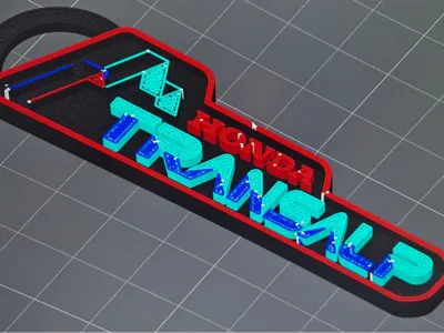 Transalp Keychain Colour for AMS A1 Mini