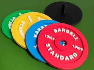 Weight Plate Coaster Set