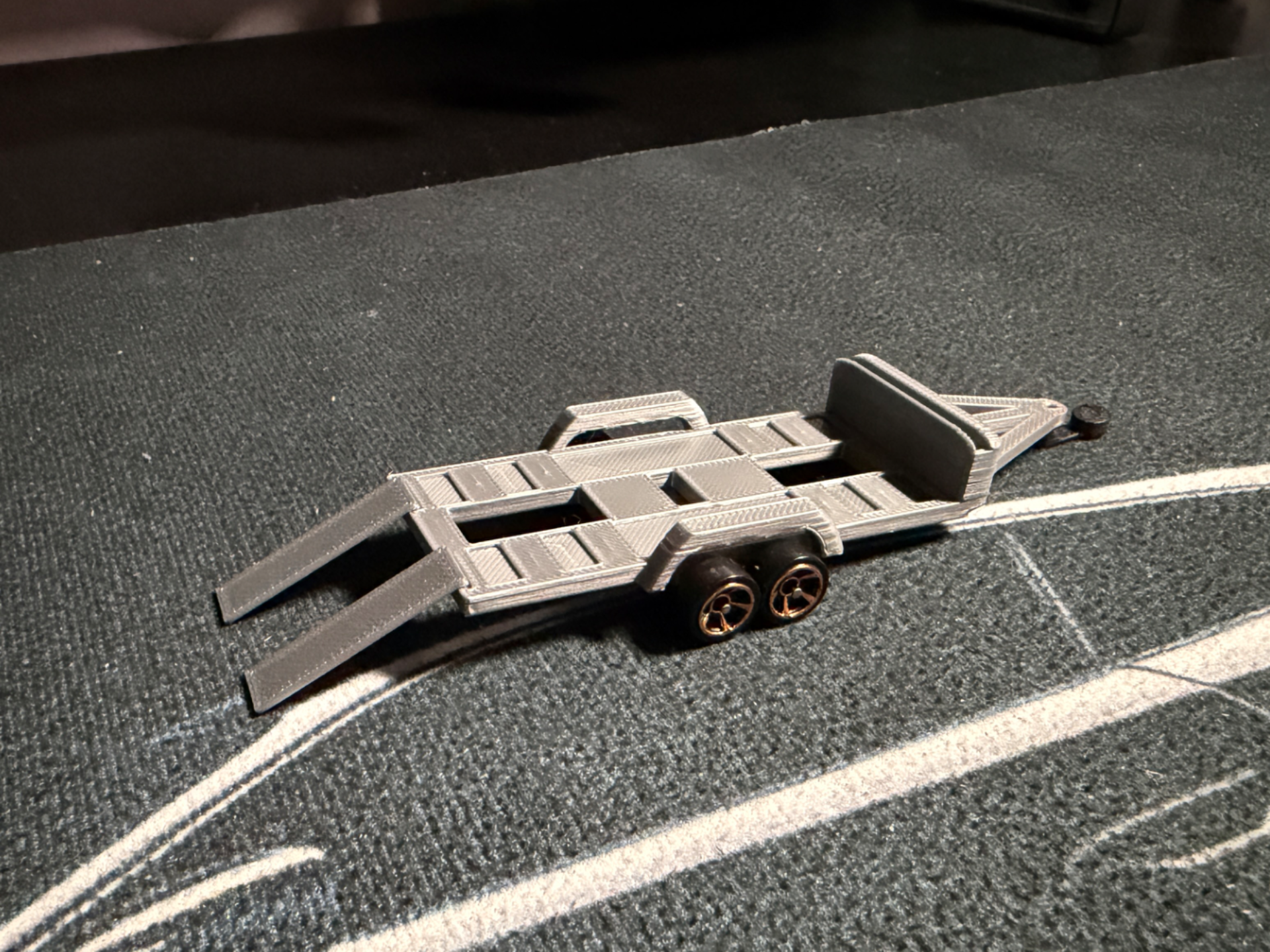 Trailer for 1:64 scale cars 