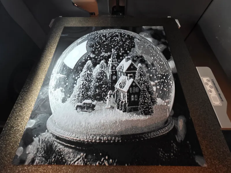 Snow Globe Hueforge