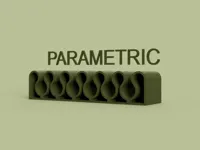 0.2mm layer, 2 walls, 100% infill (interior wall, no infill)