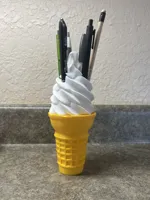 added six slots, added weight to bottom of cone
