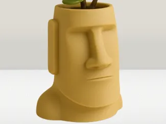 Moai Planter