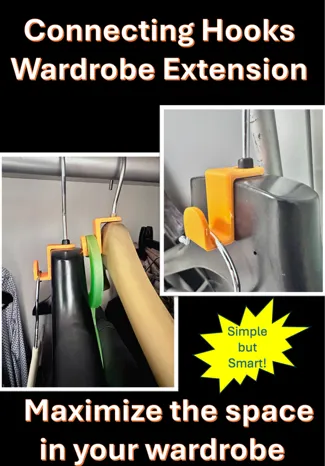 Connecting Hooks Wardrobe Extension