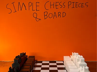 Chess Set Pieces & Board