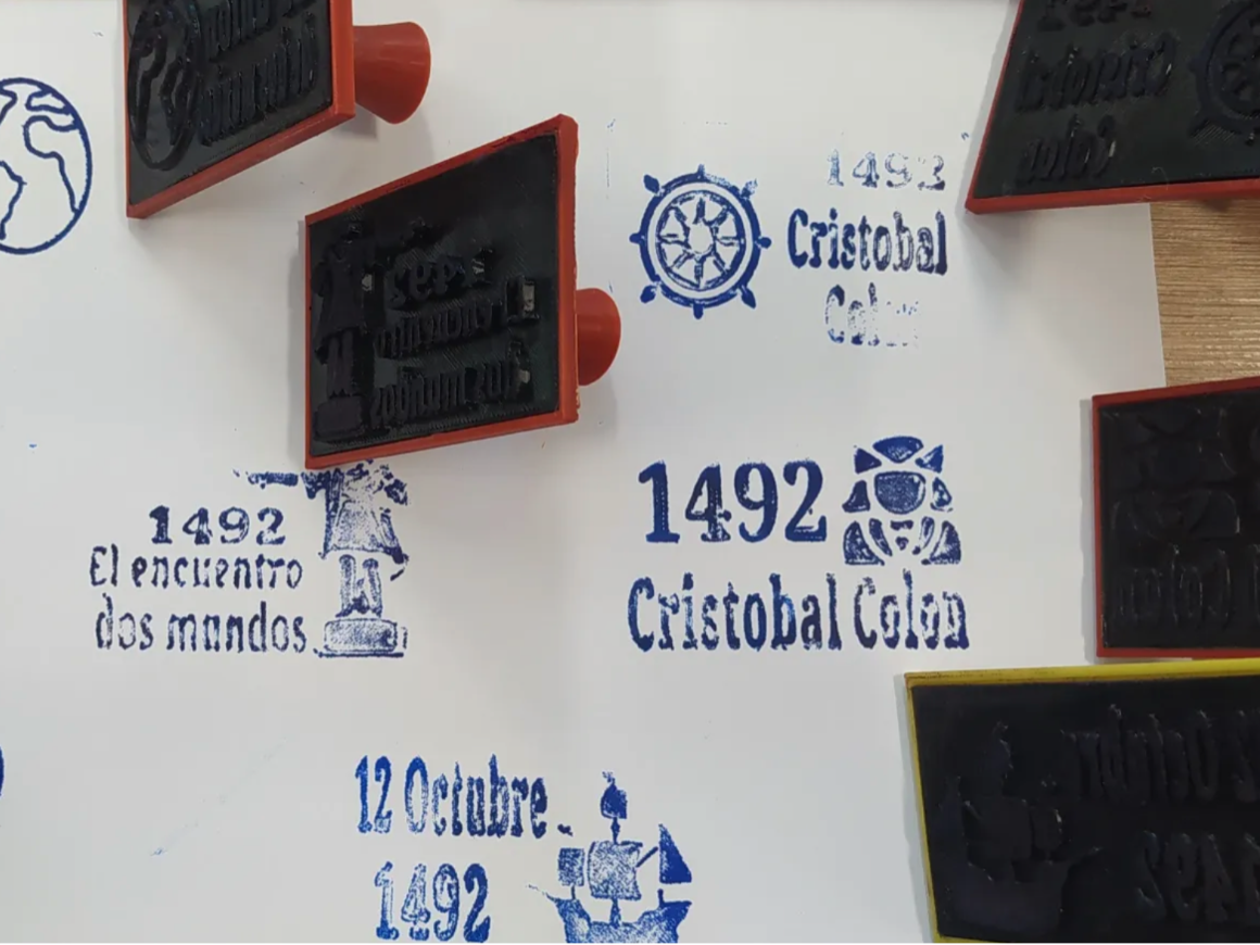 Columbus day TPU rubber stamps