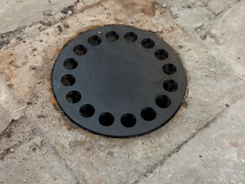 Round Garage Floor Drain Cover