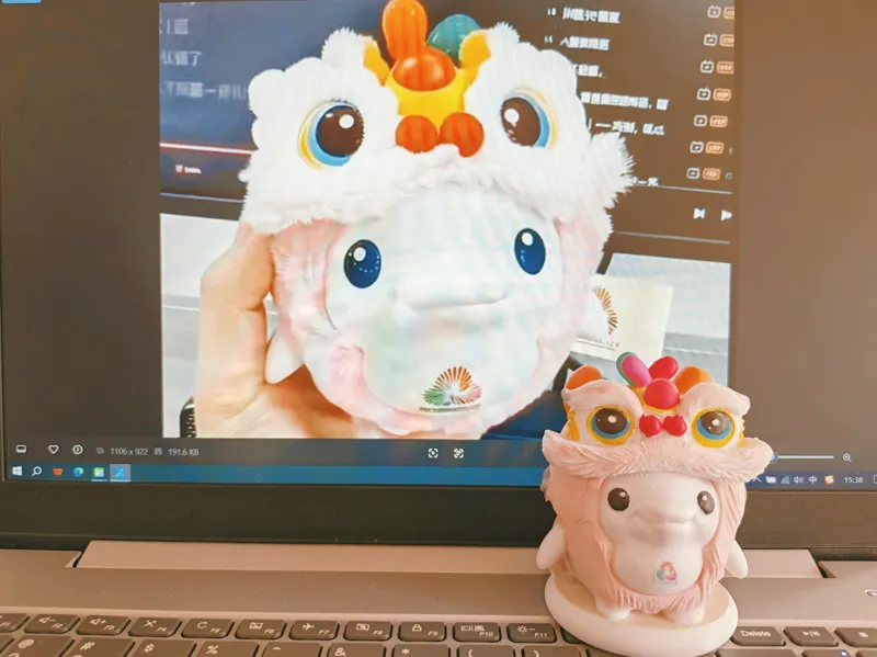 醒狮大湾鸡手办  紫魅貂蝉 绯灵小乔 第十五届全运会吉祥物 喜洋洋 中华白海豚