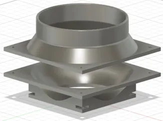 Lüfteradapter für Absaugung 80mm/120mm/100mm