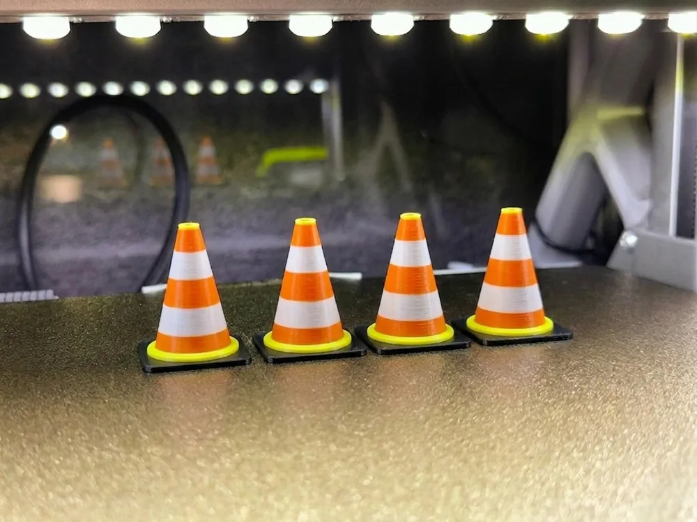 AMS Traffic Cone for 1:10 RC Cars Traffic Cone - Free 3D Print Model ...